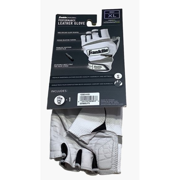Laxvigor Pickelball Paddle & Franklin Performance Leather Glove Size XL Left - Picture 8 of 8